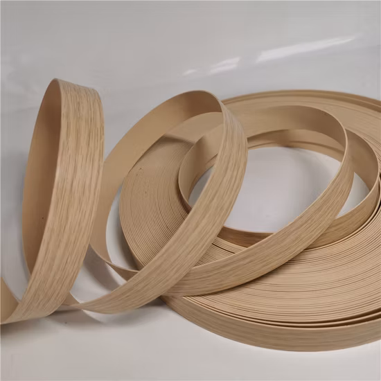0,4–3 mm Hochglanz/Prägung/Holzmaserung/Volltonfarbe/Textur und andere farbige PVC-Kantenversiegelungsstreifen