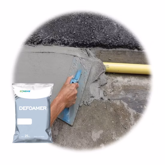 Beton- und Mörtelzusätze Wasserbasiertes Antischaummittel Silikon-Antischaum-Entschäumer